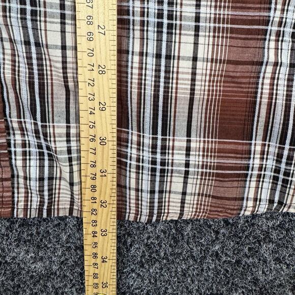 Wrangler Mens Pearl Snap Shirt Red Plaid Western American Cowboy Size XL - Picture 7 of 7